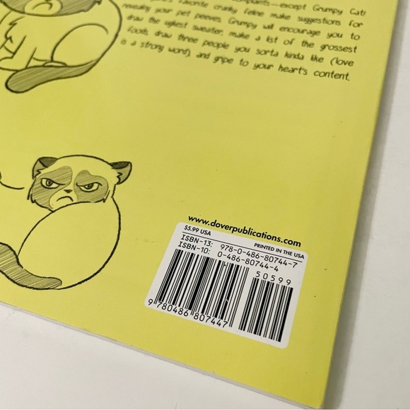Grumpy Cat's All About Miserable Me A Doodle Journal Book - Picture 4 of 13